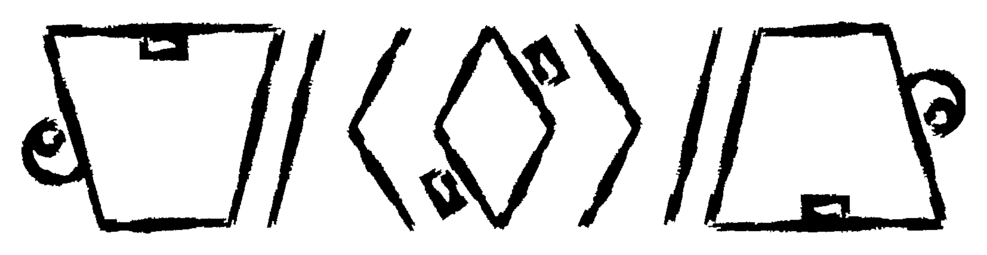 An ambigram of the Bangla name তারেক, which reads the same when rotated 180 degrees.